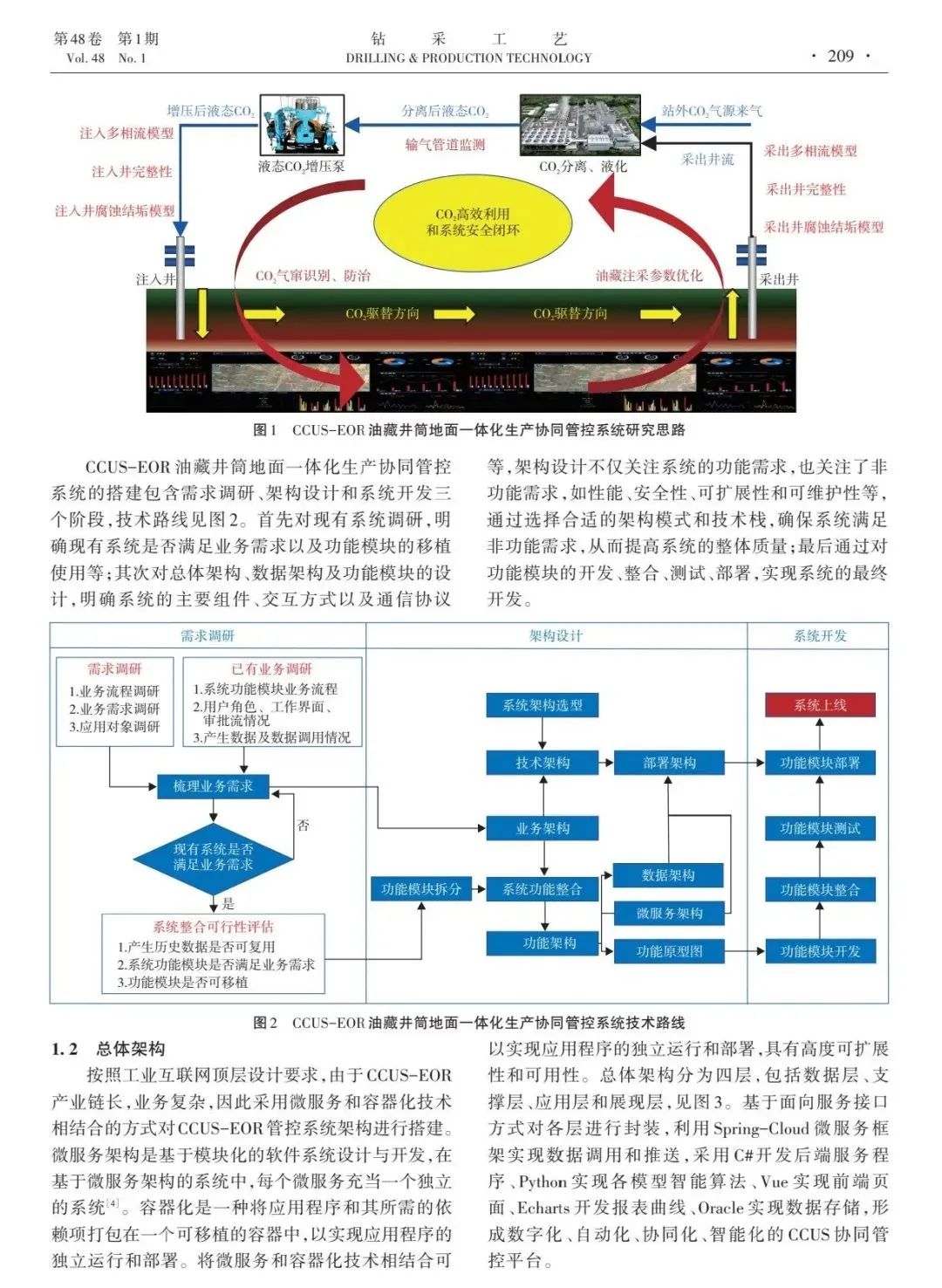 丁观世：CCUS-EOR油藏井筒地面一体化生产协同管控系统设计研究