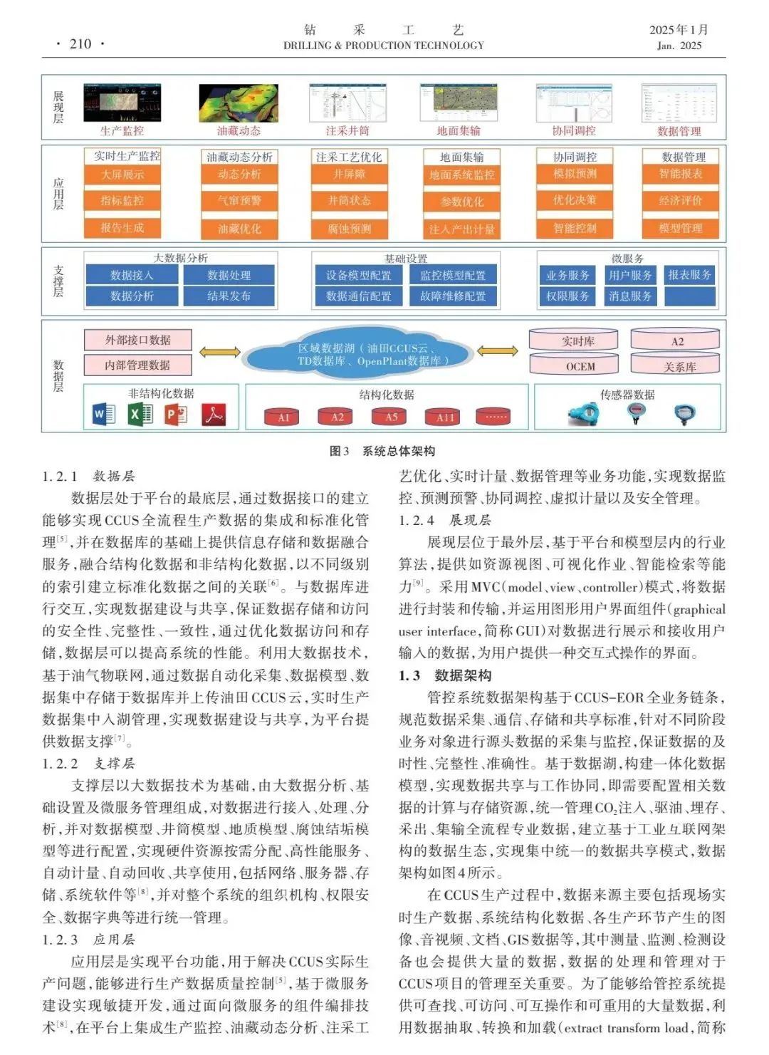 丁观世：CCUS-EOR油藏井筒地面一体化生产协同管控系统设计研究